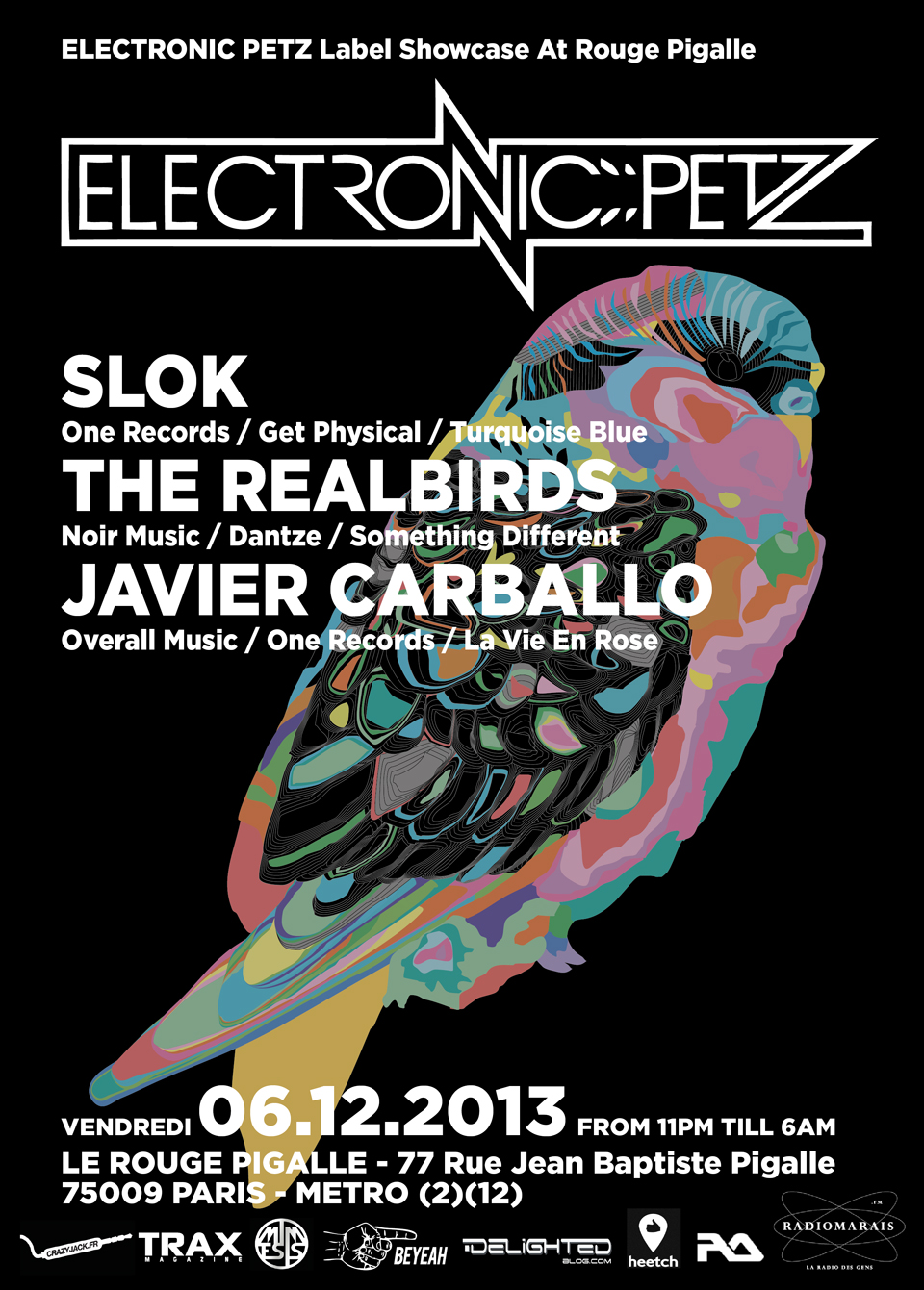 ELECTRONIC PETZ Label Showcase At Rouge Pigalle W/ SLOK, JAVIER CARBALLO, THE REALBIRDS